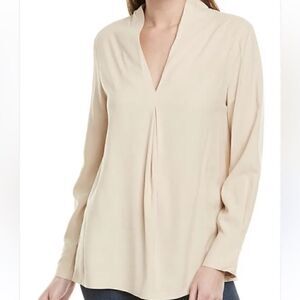 Tyler Boe Silk Broadcloth Carson Tunic Top Blouse - XS - 🌻